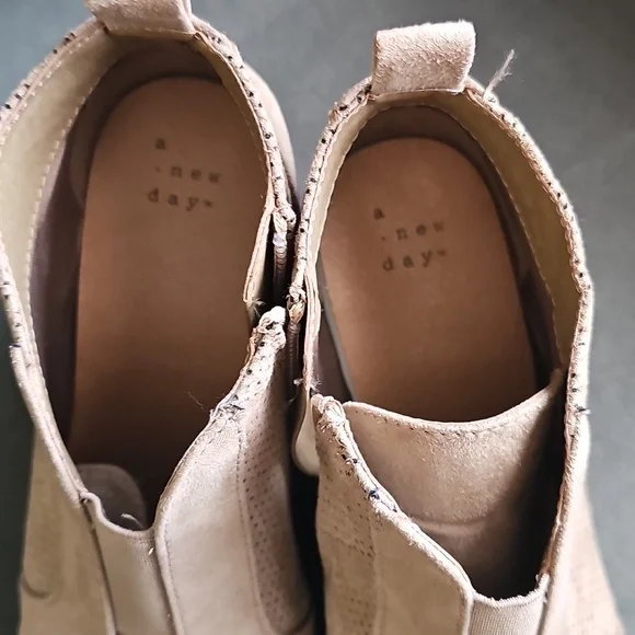 A New Day Women's Brown Ankle Booties - Picture 2 of 3